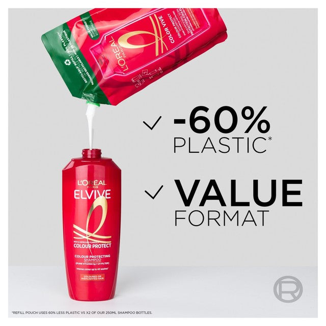 L'Oreal Elvive colour protect shampoo for coloured hair 500ml, UK version