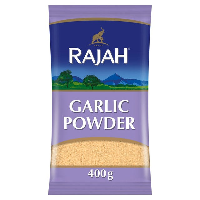 Rajah garlic powder 400g, imported from the UK