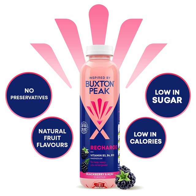 Buxton vitamin water blackberry and acai, UK version