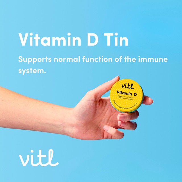 VITL vitamin D vegan soft gel capsules 30 capsules (British brand)
