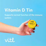 VITL vitamin D vegan soft gel capsules 30 capsules (British brand)