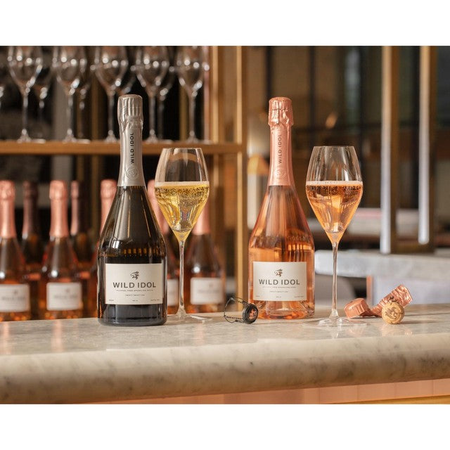 Wild Idol alcohol-free sparkling rosé wine 75cl (British brand)