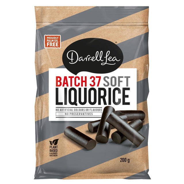 Darrell Lea Batch 37 Fresh Liquorice 200g - British product