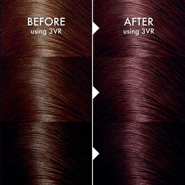 John Frieda hair dye Deep Cherry Brown 3VR, UK version