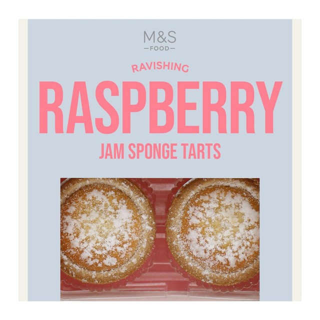 M&S Raspberry Jam Bakes pastry mini tarts 4 packs, imported from the UK