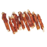 The Dog Deli Chicken Wrap Nibbles dog treats 100g, imported from the UK