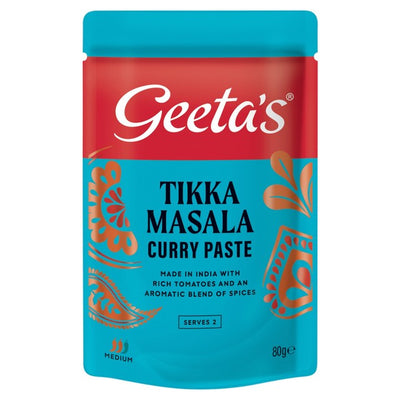 M&S Geeta's Tikka Paste Medium Curry Paste 80g- Buy online at McGrocer