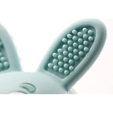 Brush-Baby Bobbie Bunny Teether Toy Eucalyptus Green - British product