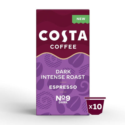 M&S Costa Coffee Intense Roast Espresso Coffee Pods 10 Pack- Buy online at McGrocer