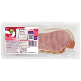 Ocado smoked back bacon thick cut rashers 300g, imported from the UK