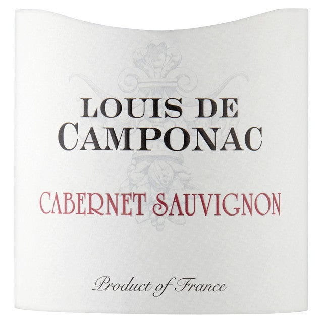 Louis De Camponac Cabernet Sauvignon red wine 75cl, UK version