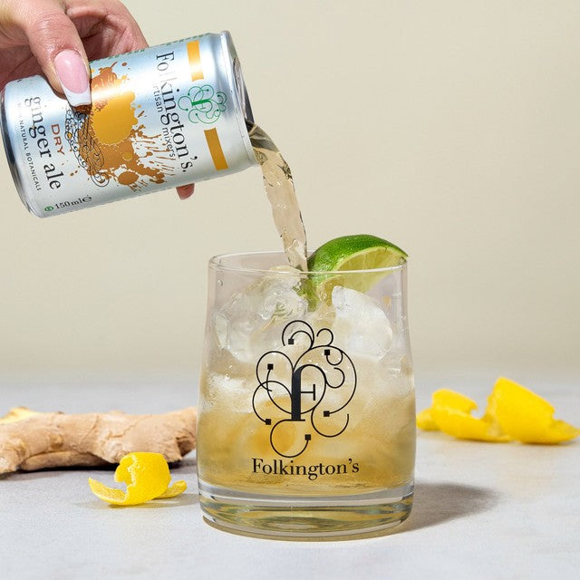 Folkington's Dry Ginger Ale 8x150ml - British product