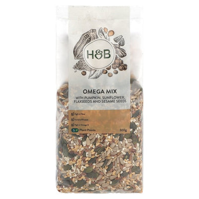 M&S Holland & Barrett Omega Mix Seed Mix 500g- Buy online at McGrocer