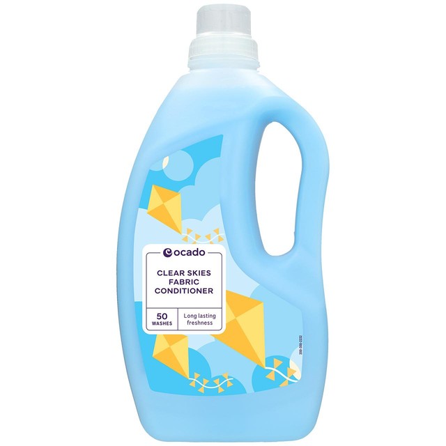 Ocado Clear Skies fabric conditioner 1.5L, imported from the UK