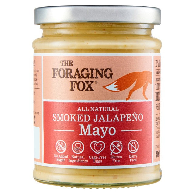 The Foraging Fox Smoked Jalapeno Mayonnaise 240g (British brand)
