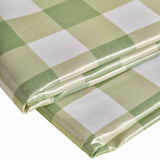 M&S gingham wipe clean tablecloth in Green Mix, imported from the UK