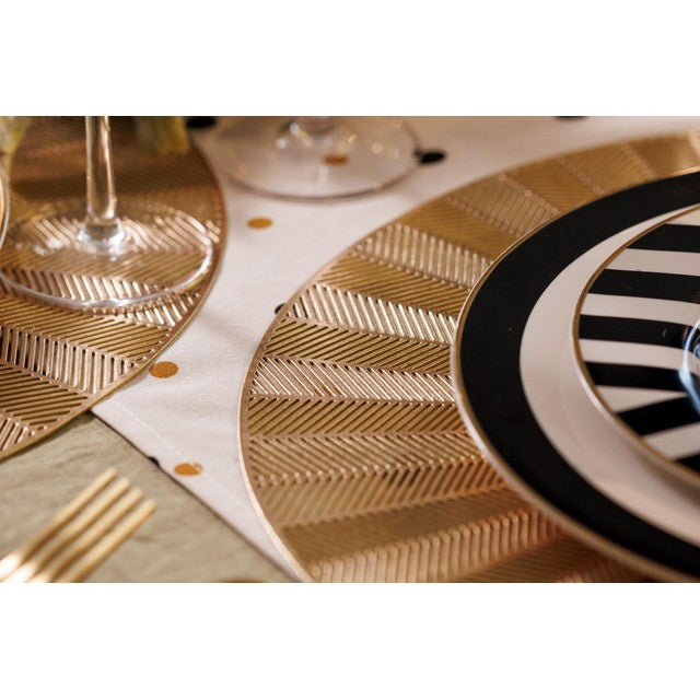 Mikasa gold placemats 38cm set of 4, imported from the UK