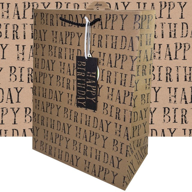 Deva large craft birthday bag with balloon design (British brand)