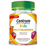 Centrum Kids Gummy Multivitamins Orange and Mixed Berry 30 Gummies - British product