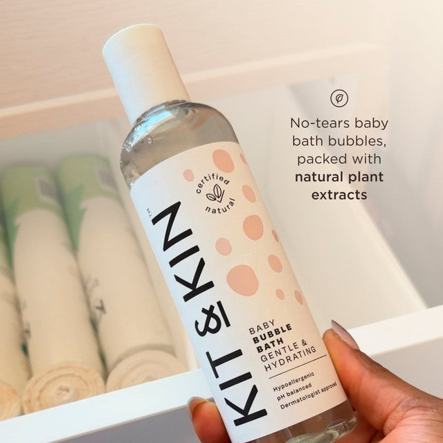 Kit & Kin Natural Bubble Bath 250ml, UK version