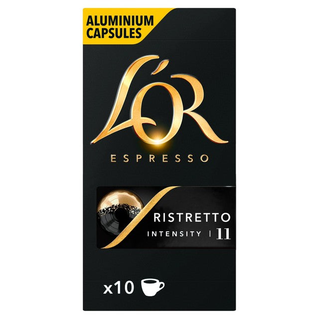 L'OR Ristretto Intensity 11 coffee pods x10, UK version