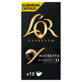 L'OR Ristretto Intensity 11 coffee pods x10, UK version