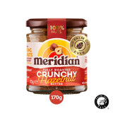 Meridian crunchy hazelnut butter 170g, imported from the UK