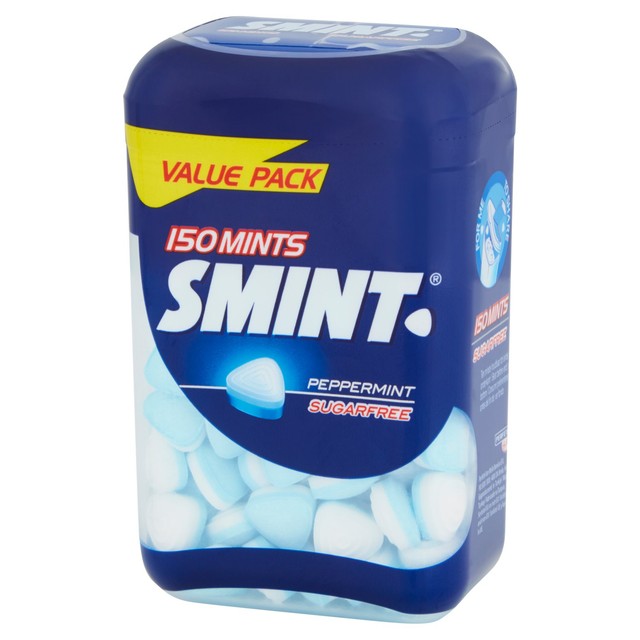 Smint peppermint sugar free mints 150 per pack (British brand)