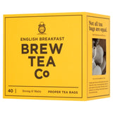 Brew Tea Co English Breakfast tea bags 40 pack - British product