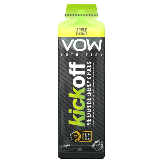 Vow Nutrition apple energy gel 60g, UK version