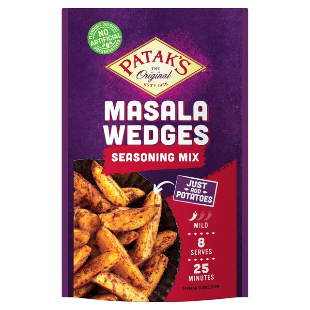 Pataks masala wedges spice mix, imported from the UK
