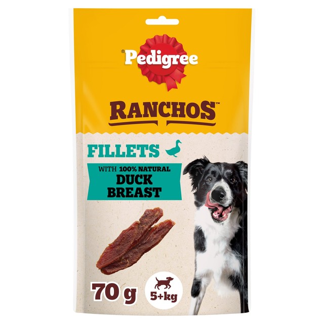 Pedigree Ranchos dog treats with duck fillets - British product