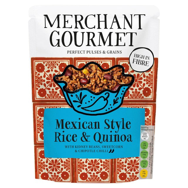 Merchant Gourmet Mexican-Style grains mix 250g, imported from the UK