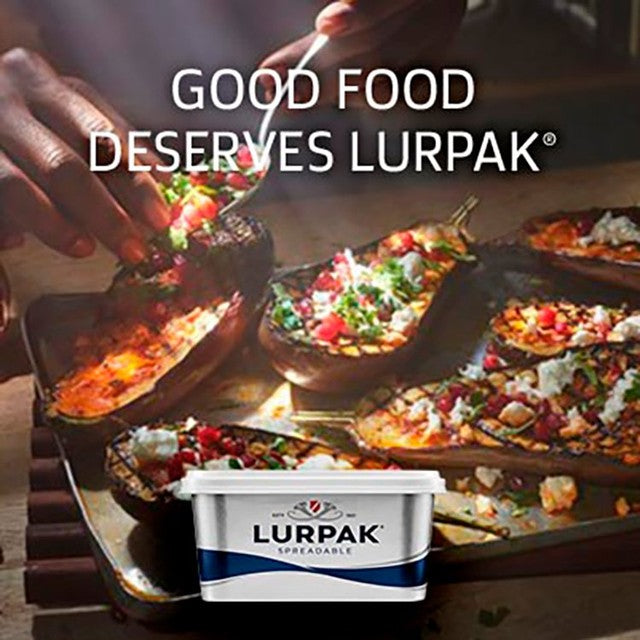Lurpak spreadable butter slightly salted, imported from the UK