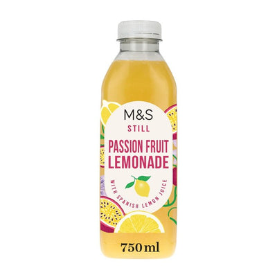 M&S M&S Still Passion Fruit Lemonade 750ml- Buy online at McGrocer