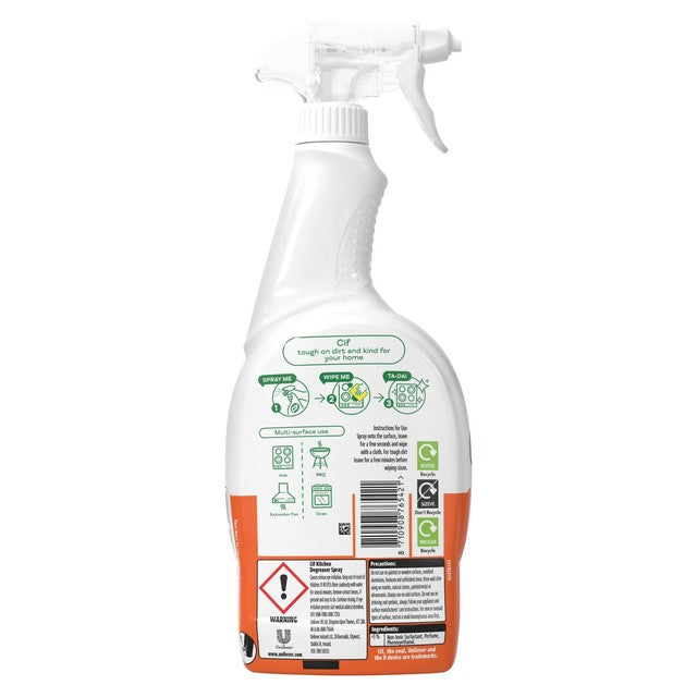 Cif Cleanboost kitchen degreaser spray 700ml (British brand)
