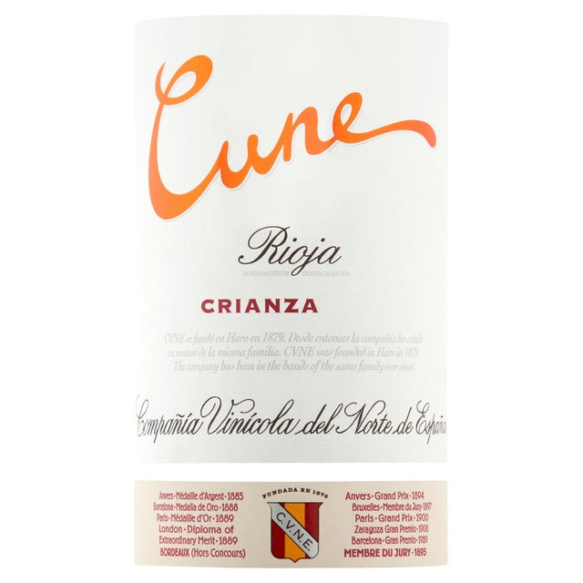Cune Crianza Spanish Red Wine 0.75 Litre - British product