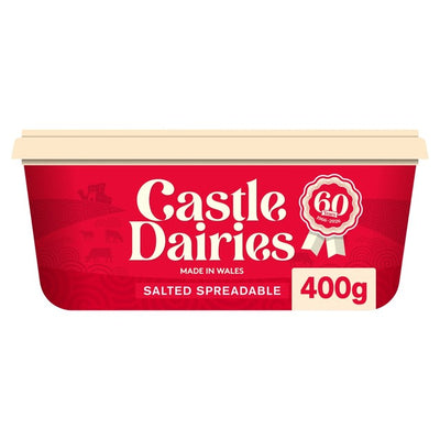 M&S Castle Dairies Salted Spreadable Butter- Buy online at McGrocer