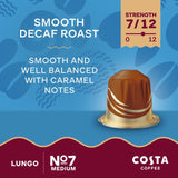 Costa decaffeinated coffee pods 10 pack - British product