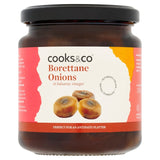 Cooks & Co grilled borettane onions in balsamic vinegar 280g - British product