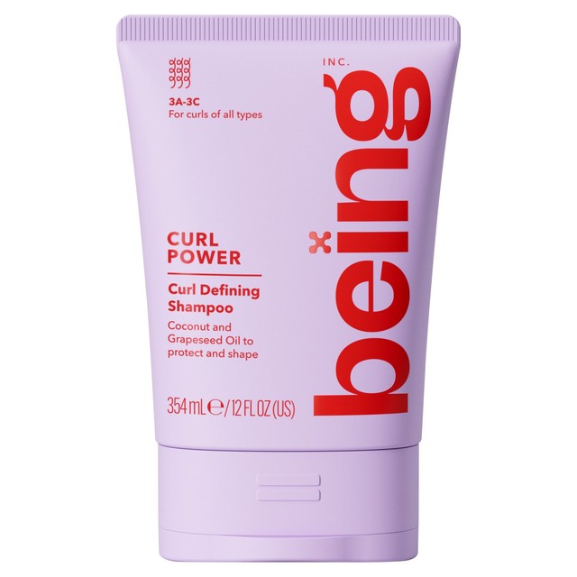 Being CURL POWER shampoo for defining curls, UK version