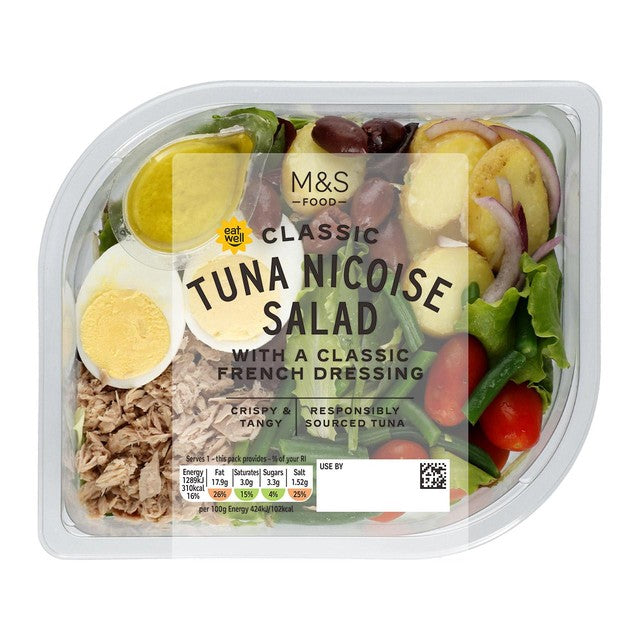 M&S Tuna Salad 304g, imported from the UK