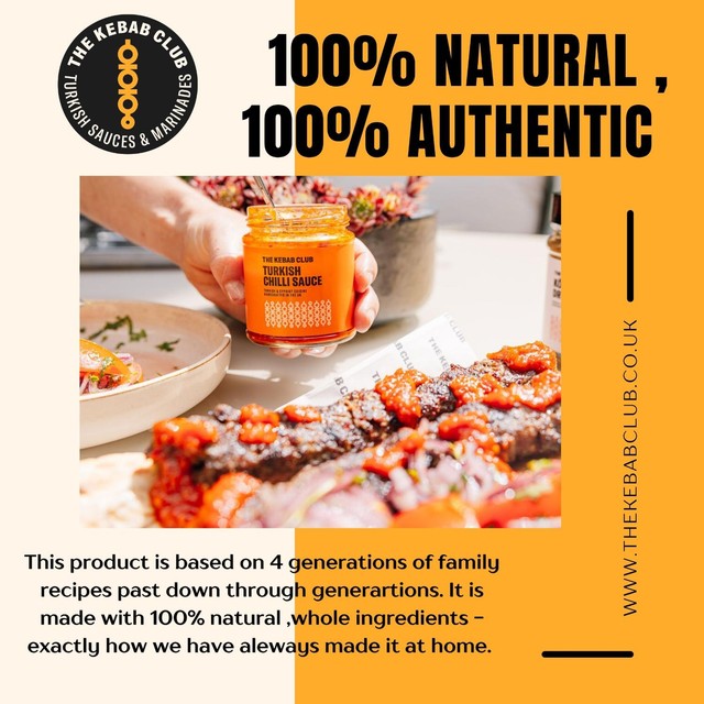 The Kebab Club Turkish chilli sauce 175g (British brand)