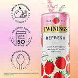 Twinings sparkling tea Refresh Multi raspberry lemon - British product