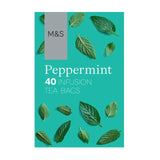 M&S peppermint tea bags 40 tea bags, imported from the UK
