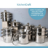 Kitchen Craft universal steamer insert for 16-20cm pans, UK version