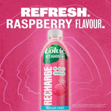 Volvic Recharge raspberry flavoured water, imported from the UK