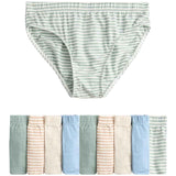M&S boys' cotton striped and solid briefs for 3-4 years, imported from the UK