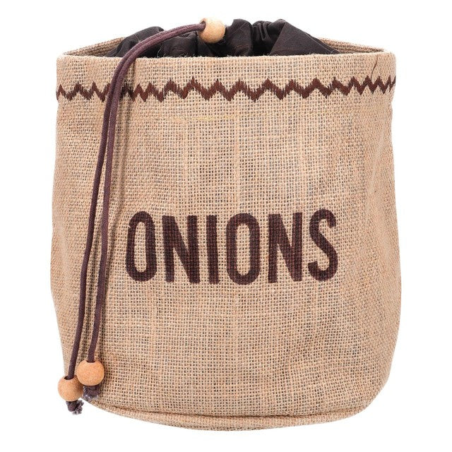 Natural Elements onion jute sack, imported from the UK