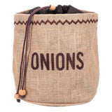 Natural Elements onion jute sack, imported from the UK